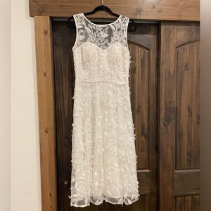 Xscape white floral dream dress